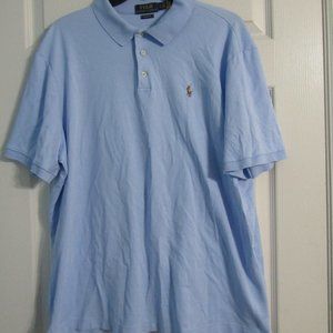 Polo Ralph Lauren Shirt Men Extra Large Blue Multi Color Pony Classic Fit